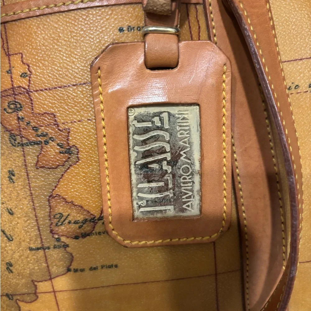 Alviero Martini Geo Map Print handbag